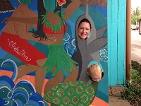 Training Z to look through the hole was fun!