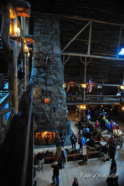 RJH_2579.JPG - The massive chimney inside the Yellowstone Lodge.