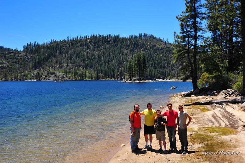 RJH_2452.JPG - Aric, Alex, Dave, Steve, MrHollister.com at Lake Eleanor.